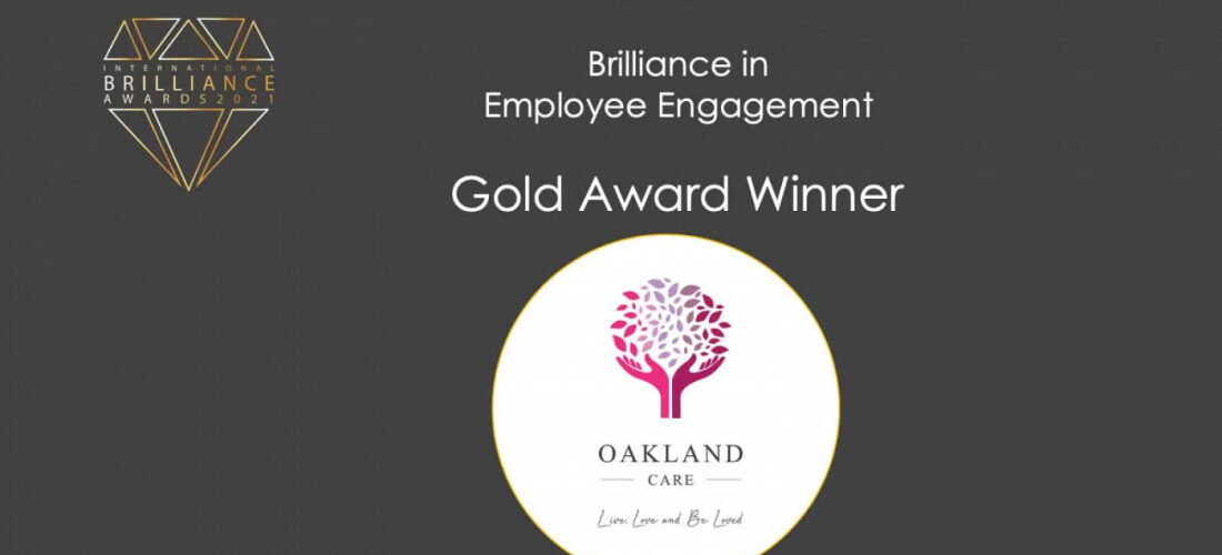 International Brilliance Awards 2021 Gold Award Winner, Oakland Care