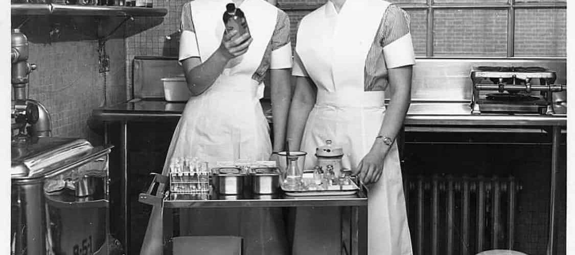 A picture of two nurses on International Nurses Day
