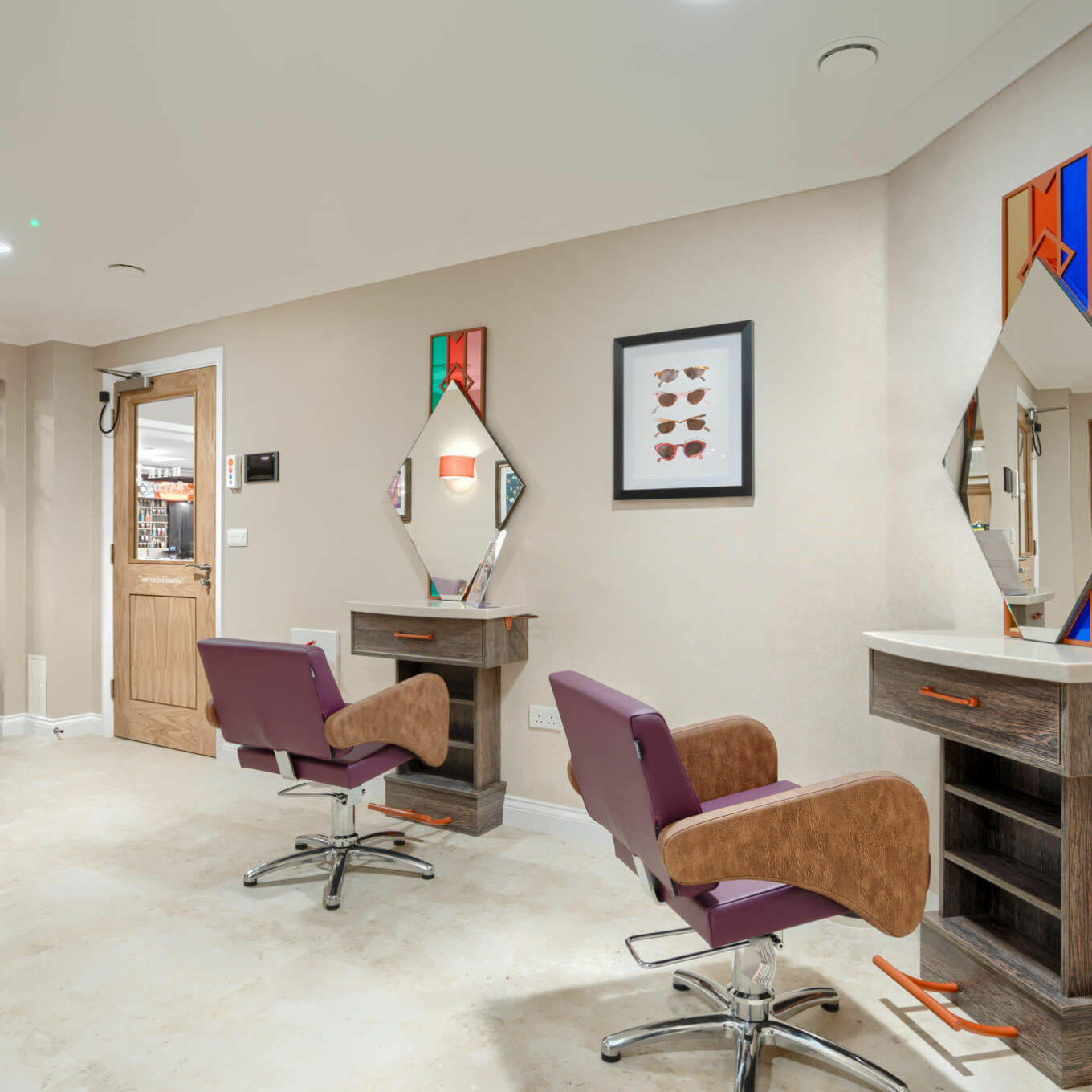 Hair and Beauty salon at Elsyng House Care Home in Enfield